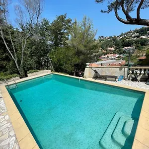 Bas De Avec Piscine Privée Partagée Proche Bord De Appartement Cagnes-sur-Mer